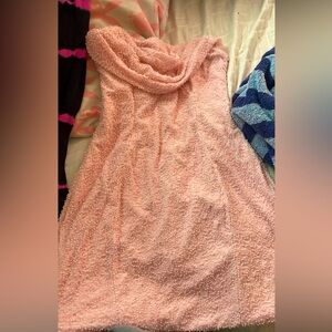 Oh Polly pink size 8 body con dress